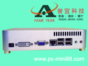 FAMEYEAR迷你主机 Pc-Mini-TN688型迷你电脑 微型主机 MiniPC 内存=2G 硬盘=16G固态硬盘 -- 厂家直销